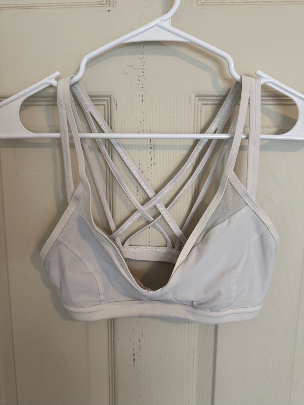 lululemon athletica Strappy White Sports Bra